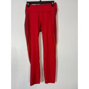 Outdoor Voices Colorblock Leggings Red - Size Medium